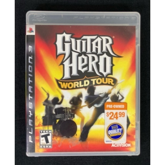 PS3 Guitar Hero World Tour‎ Game: Rock Music Video Game Sony PlayStation 3 - Picture 1 of 9